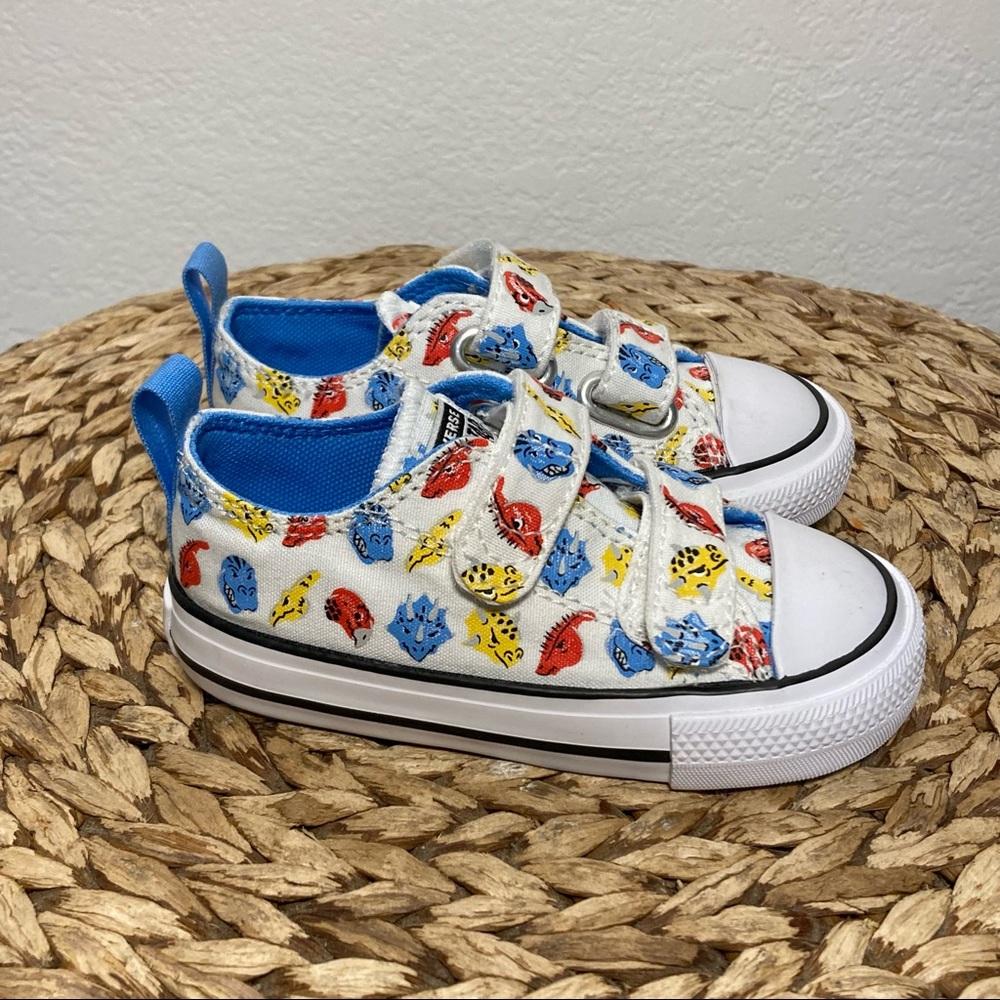 Converse low strap dinosaur toddler